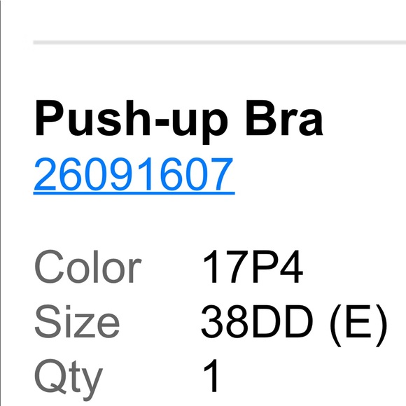 VS Very Sexy Embellished Push Up Bra - Picture 2 of 6